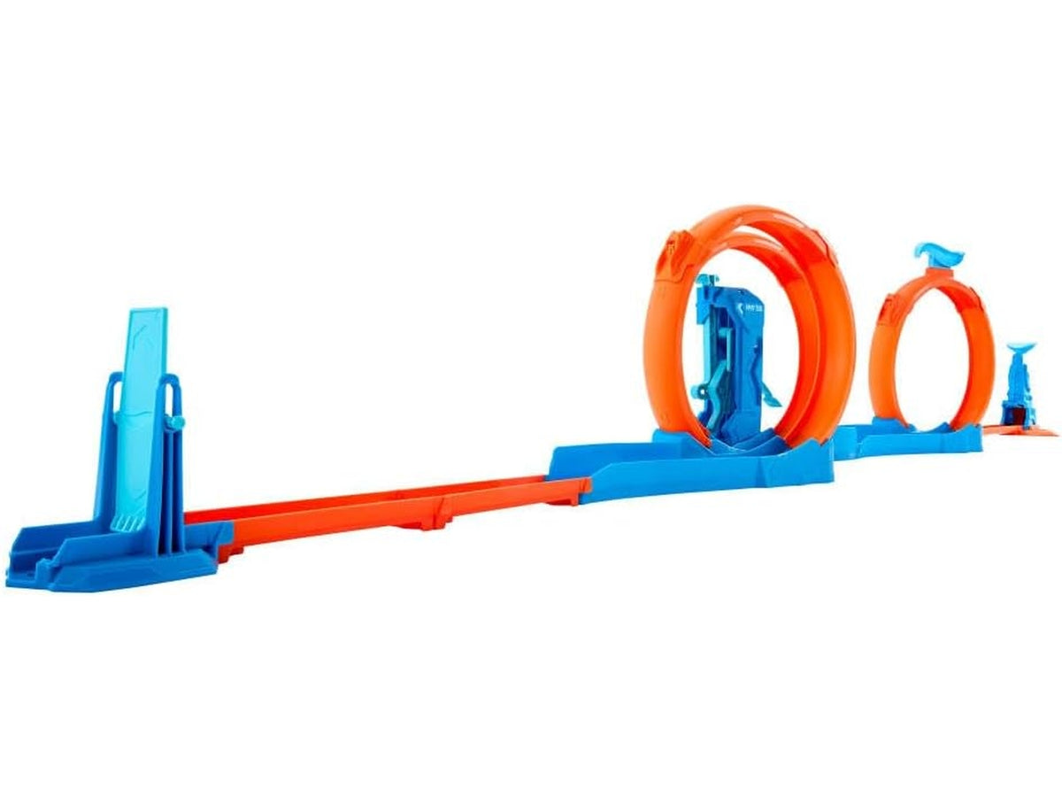 Hot Wheels track creator triple loop speed kit