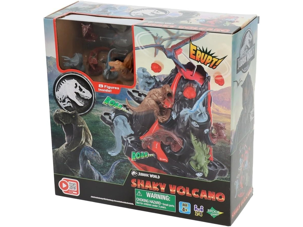 Jurassic world shaky volcano games