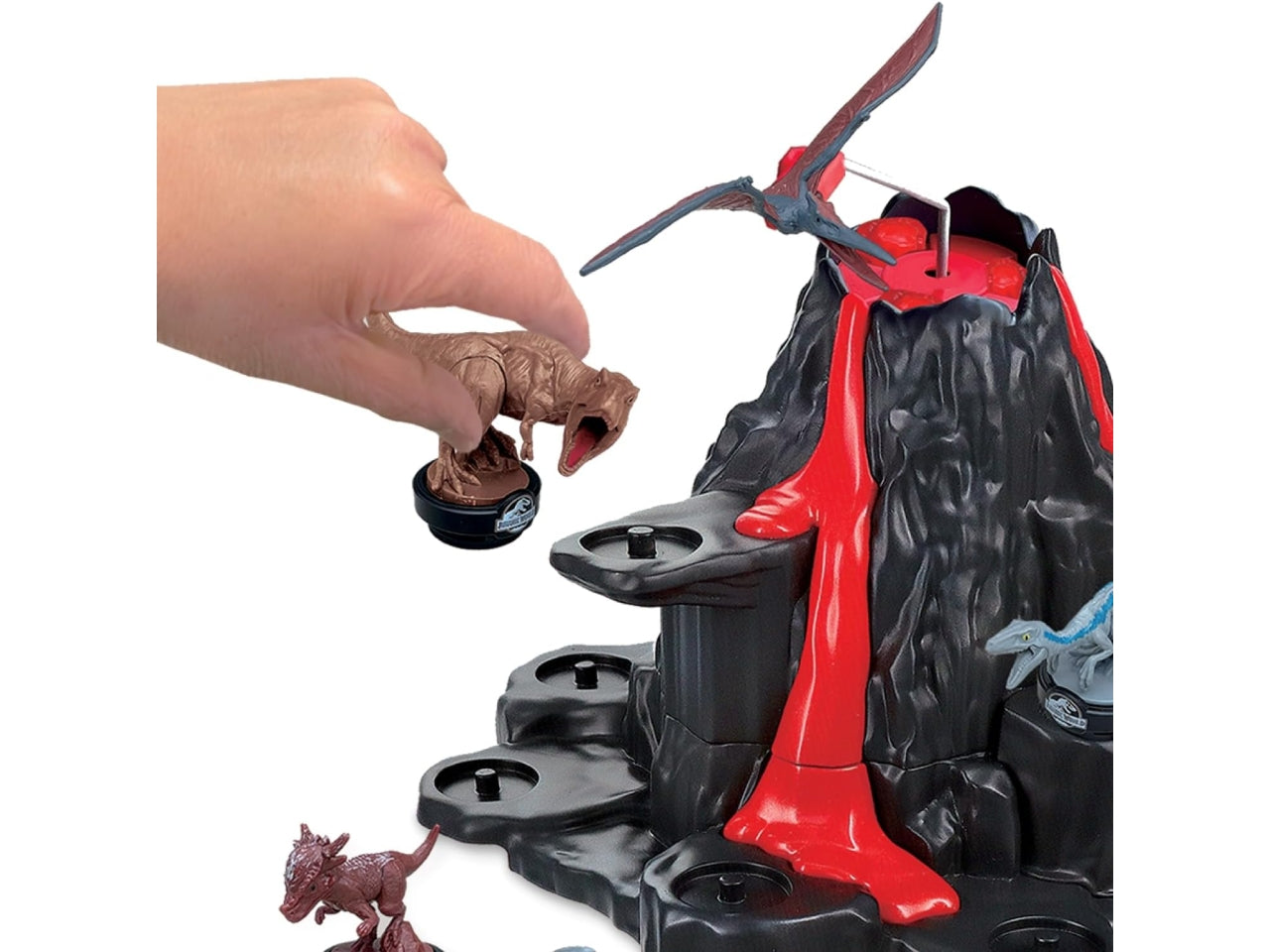 Jurassic world shaky volcano games