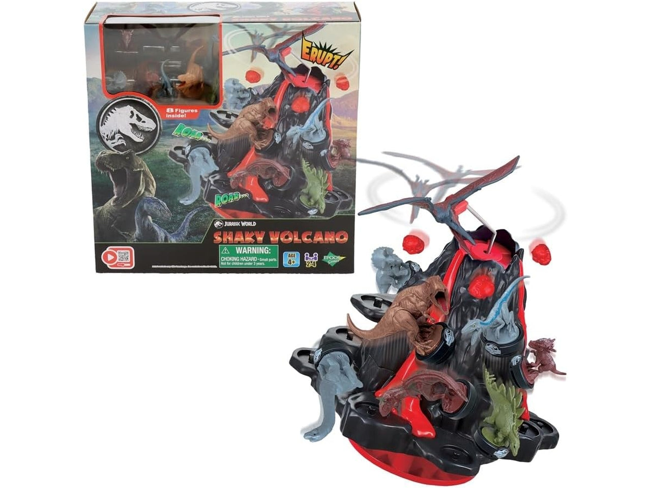 Jurassic world shaky volcano games