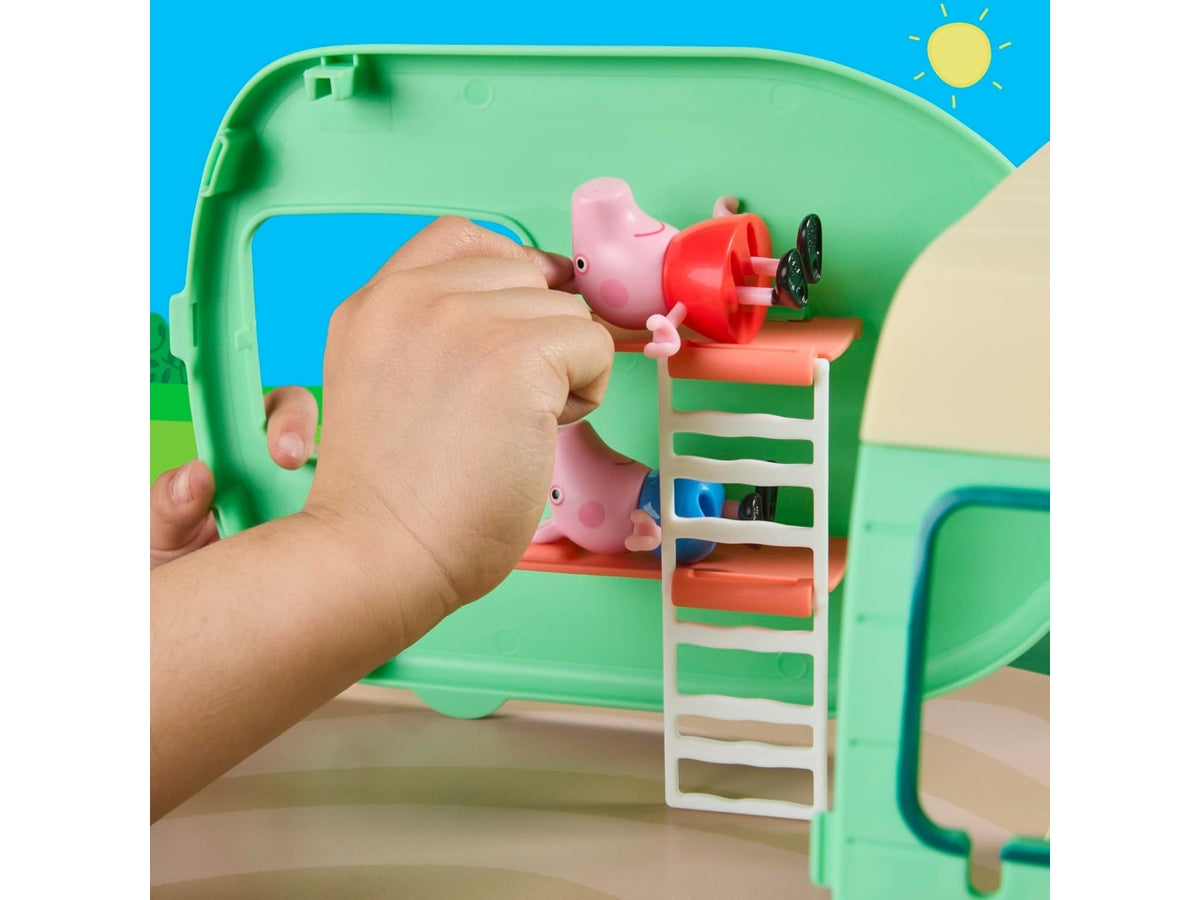 Peppa Pig three little piggies caravan