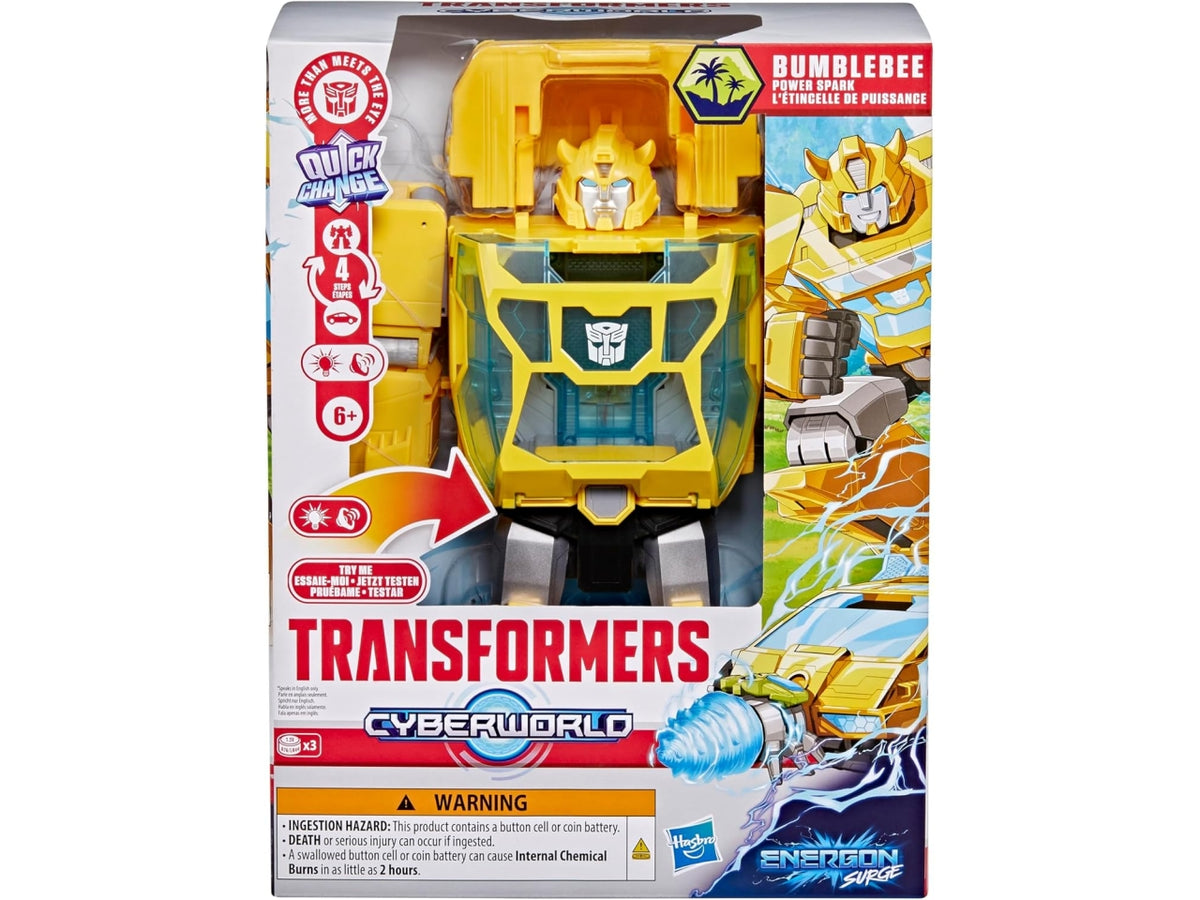 Transformers cyberworld power spark bumblebee