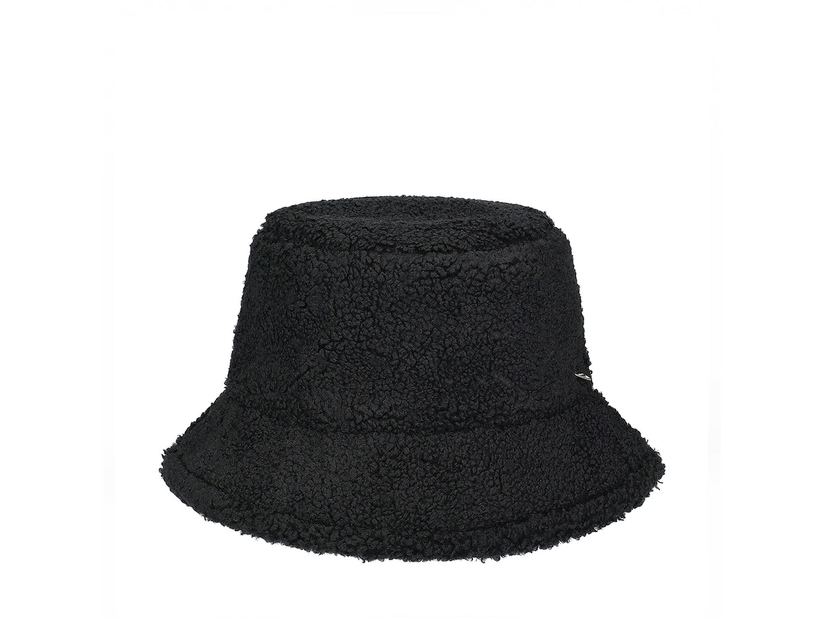 Cappello pescatora Bucket teddy, taglia unica nero