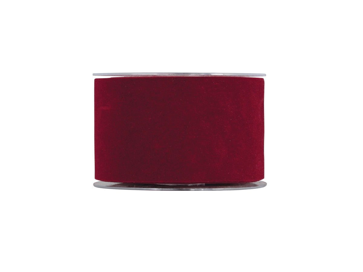 Nastro velluto 7x10mt bordeaux