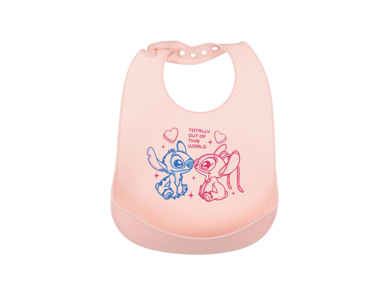 Lilo e stitch bavette 30x23cm silicone