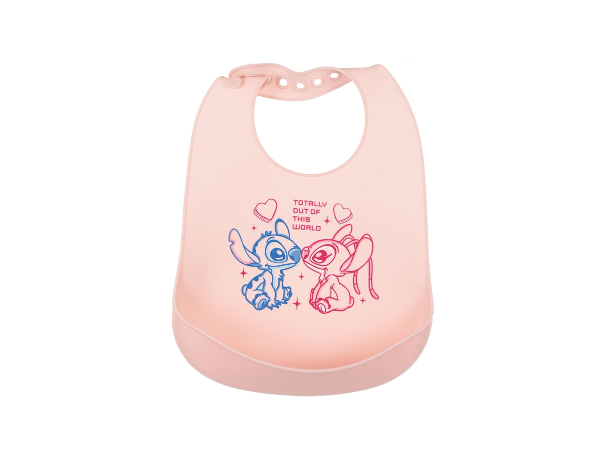 Lilo e stitch bavette 30x23cm silicone