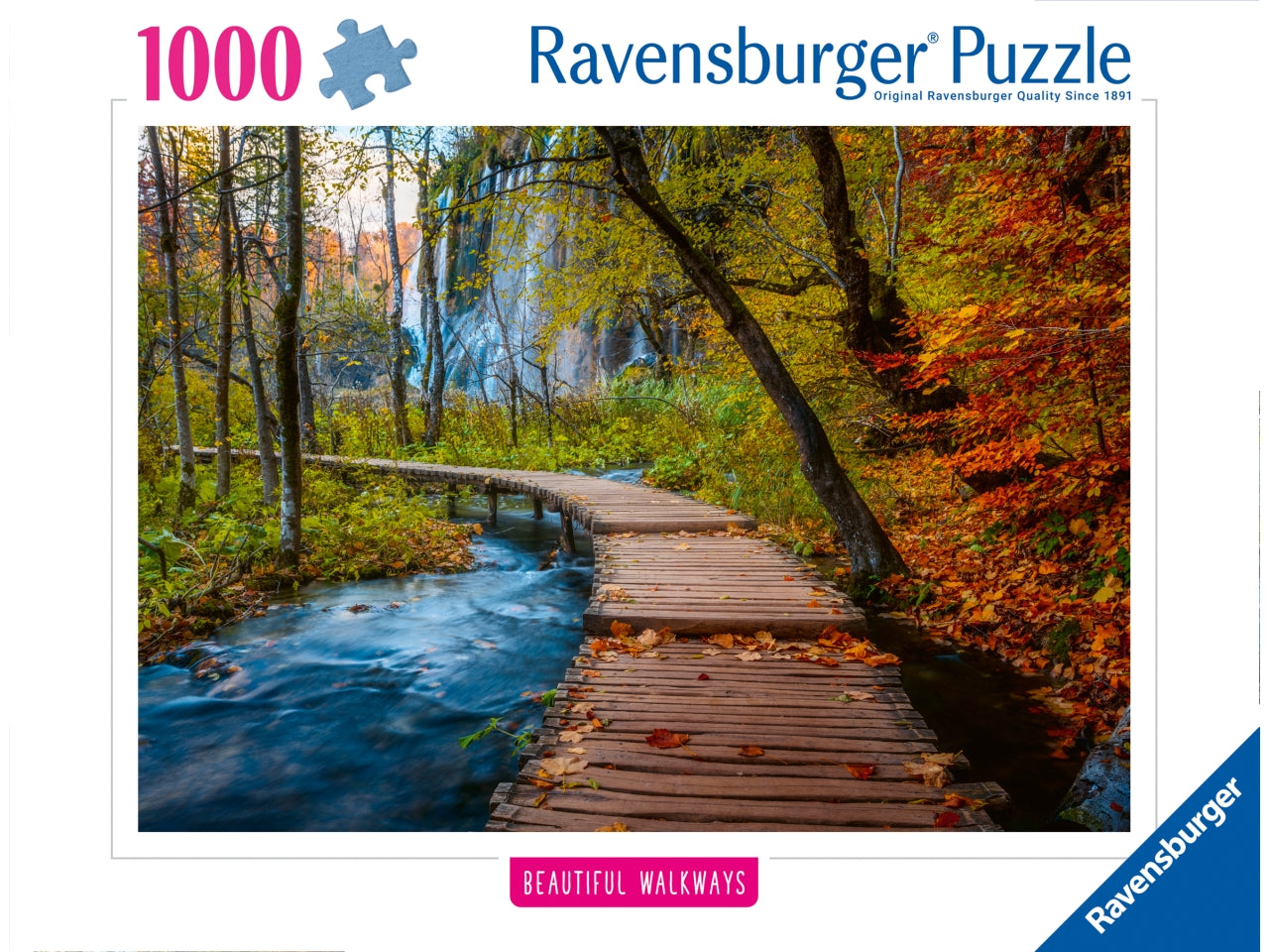 Puzzle Sentiero nel bosco autunnale 1000 pezzi