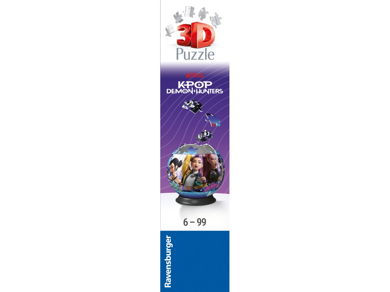 Puzzle ball 72 pezzi k-pop demon hunters