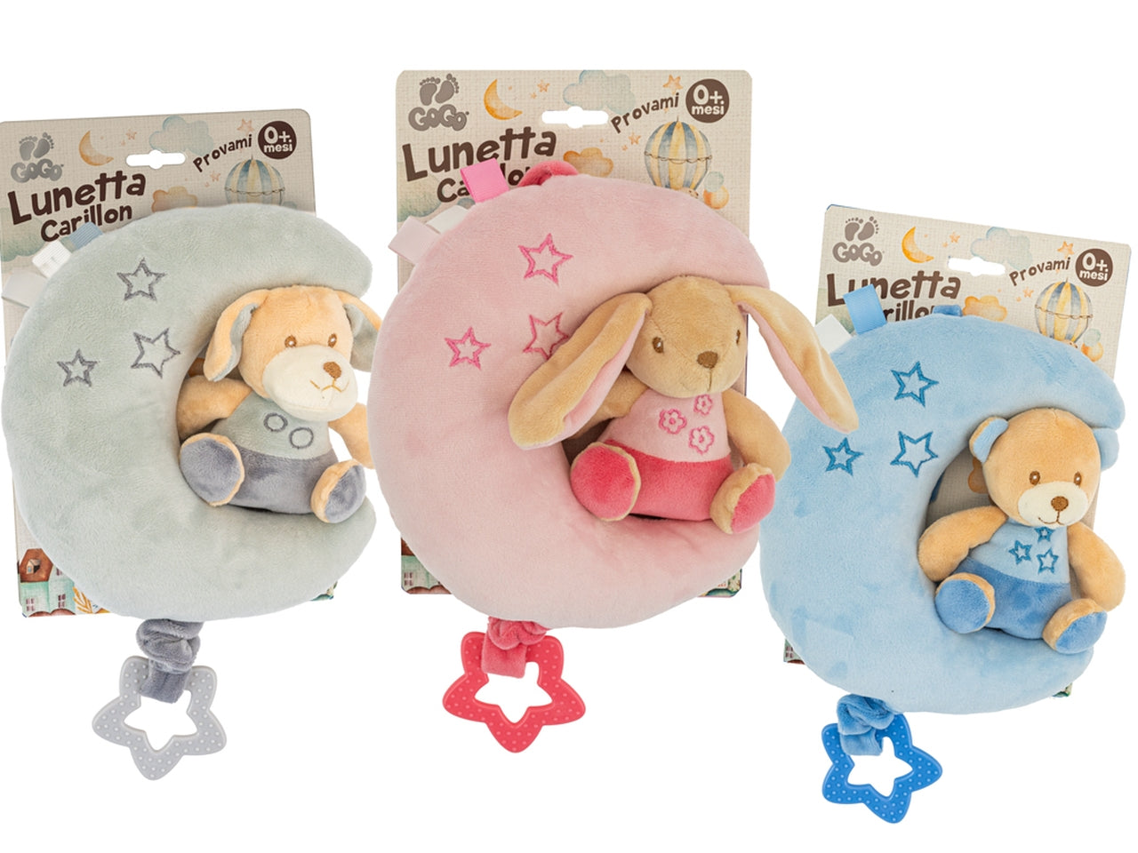 Gogo elite- carillon luna animaletto 3col. 20cm,