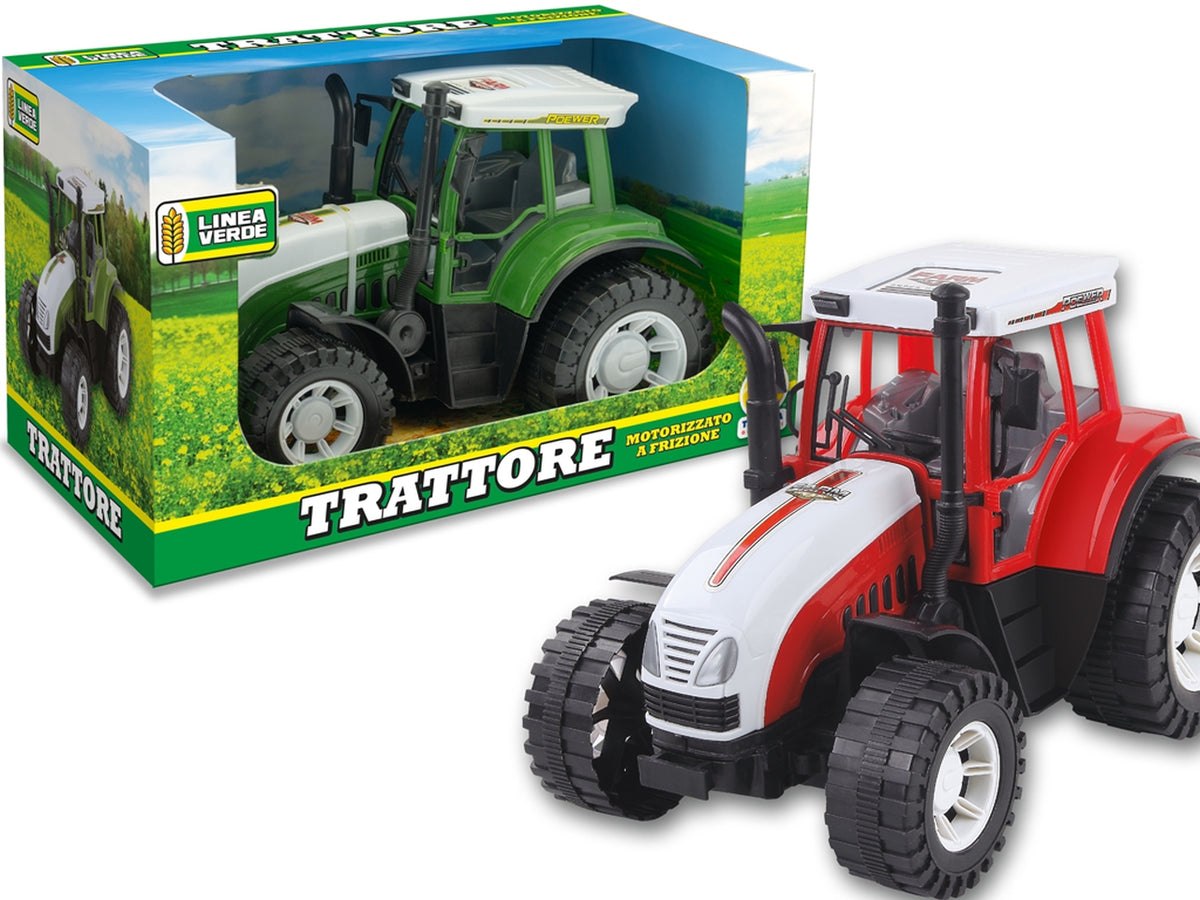 Linea verde - trattore a frizione 2 colori ass