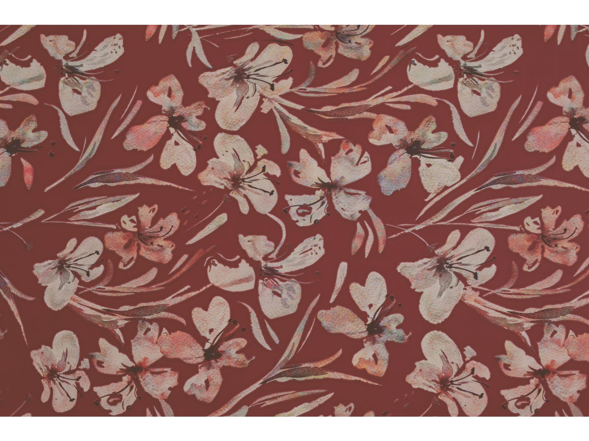 Bobina Earth fondo pieno+stampa 35my 1x25mt bordeaux