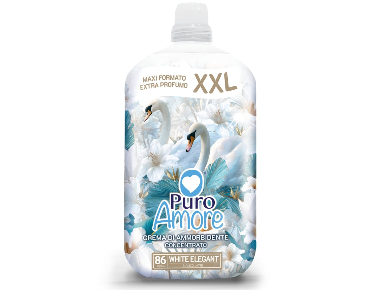 Puro Amore crema di ammorbidente 60 lavaggi 3L bianco latte $
