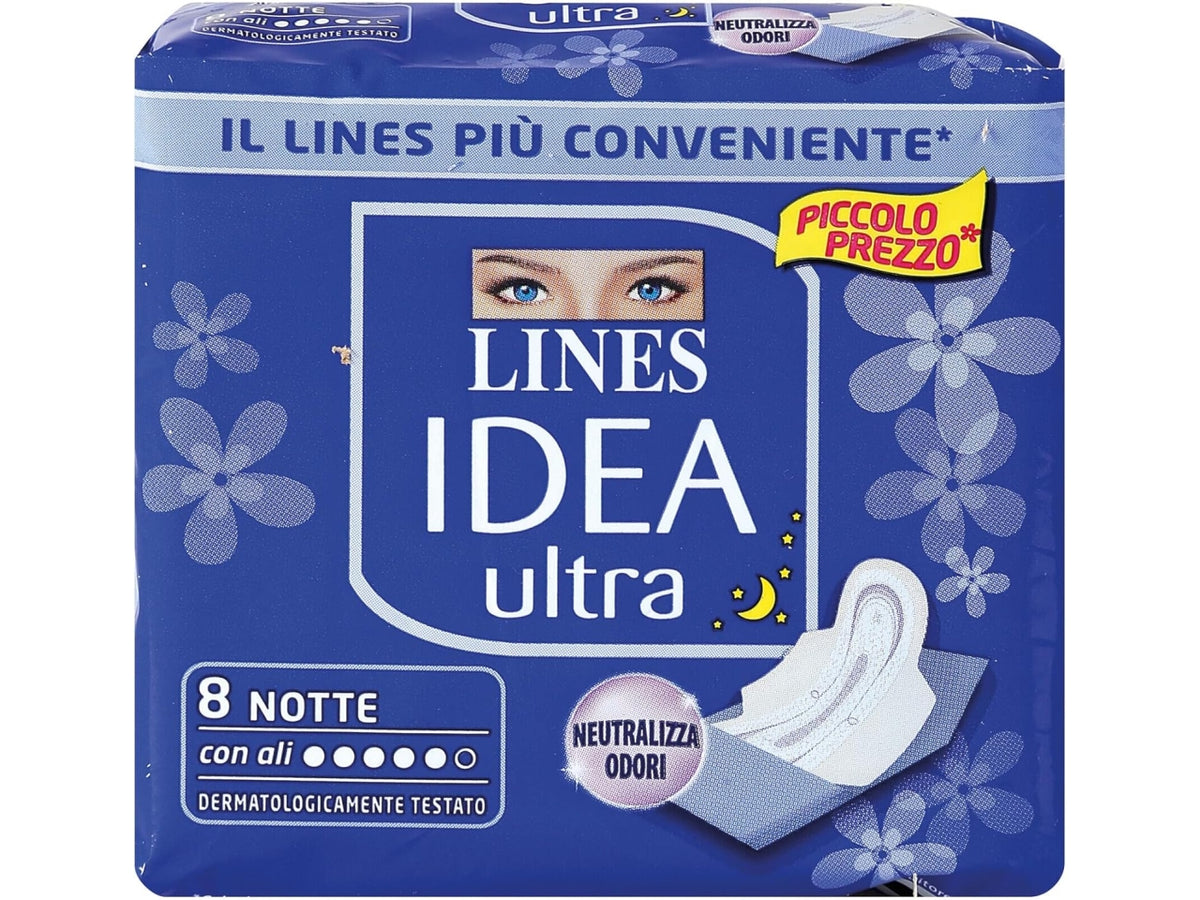 Lines idea ultra notte ali set da 8 pezzi $