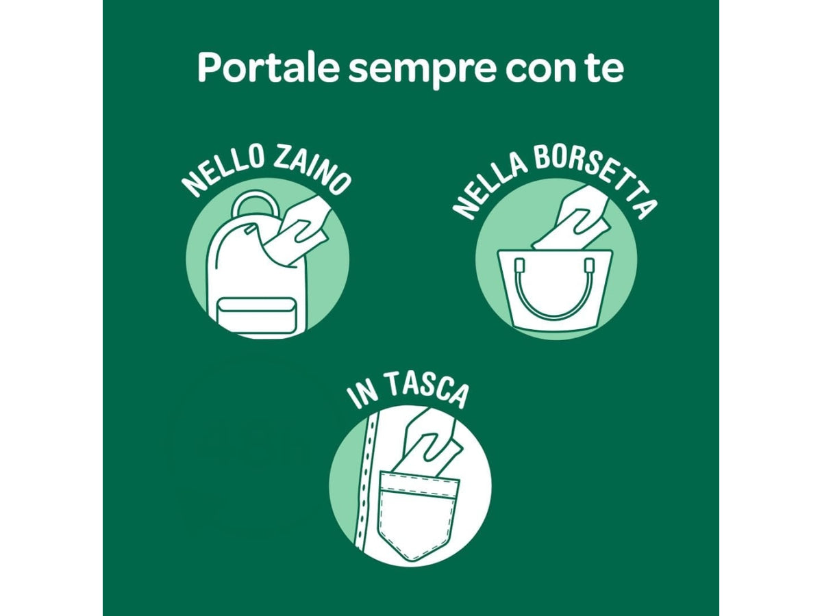 Borotalco deo salviette originale set da 10 salviette