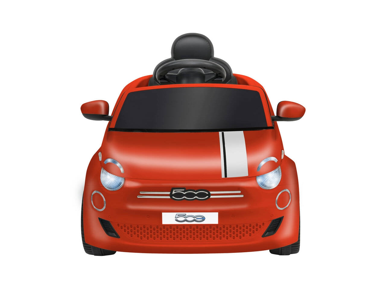 Auto Fiat 500 con radiocomando 12,6v 4,5ah rossa