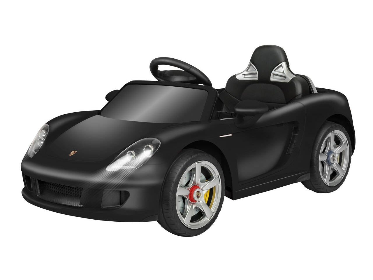 Auto Porsche Carrera gt con radiocomando 12v nera