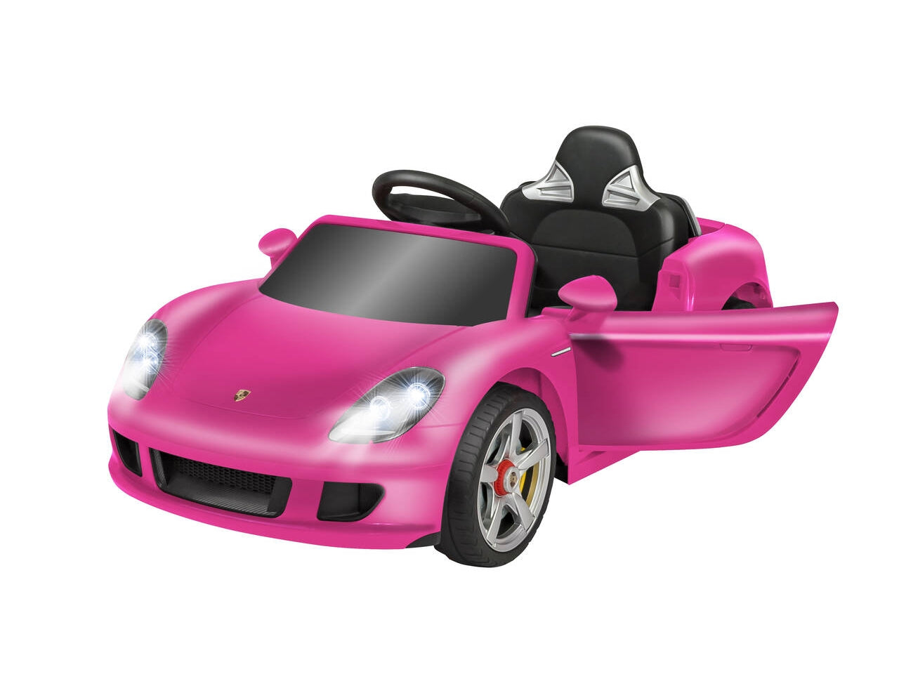 Auto Porsche Carrera gt con radiocomando 12v rosa