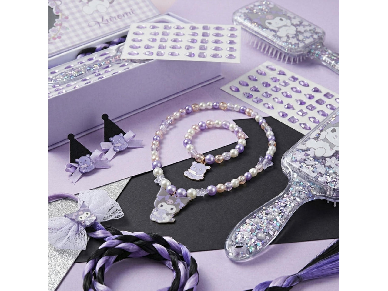 Kuromi cofanetto bellezza con accessori