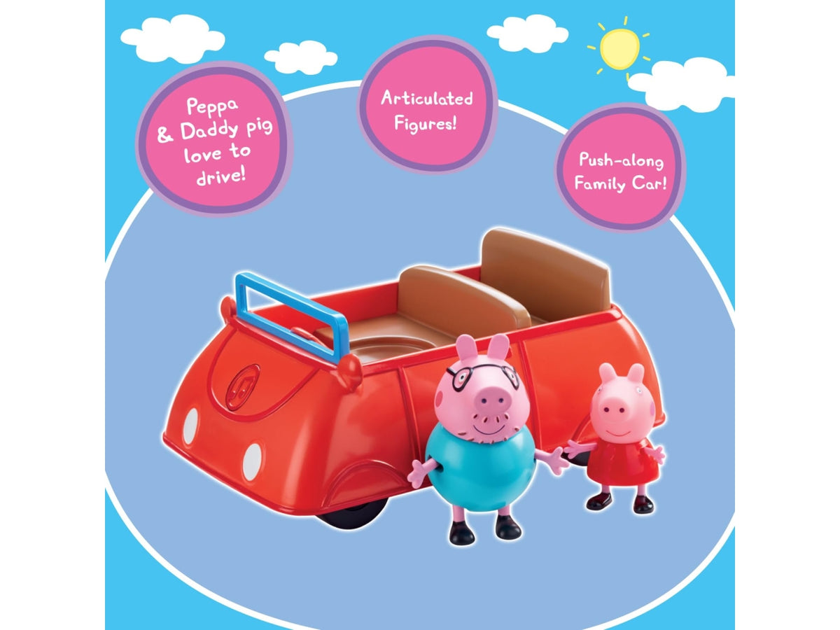 Peppa pig family car