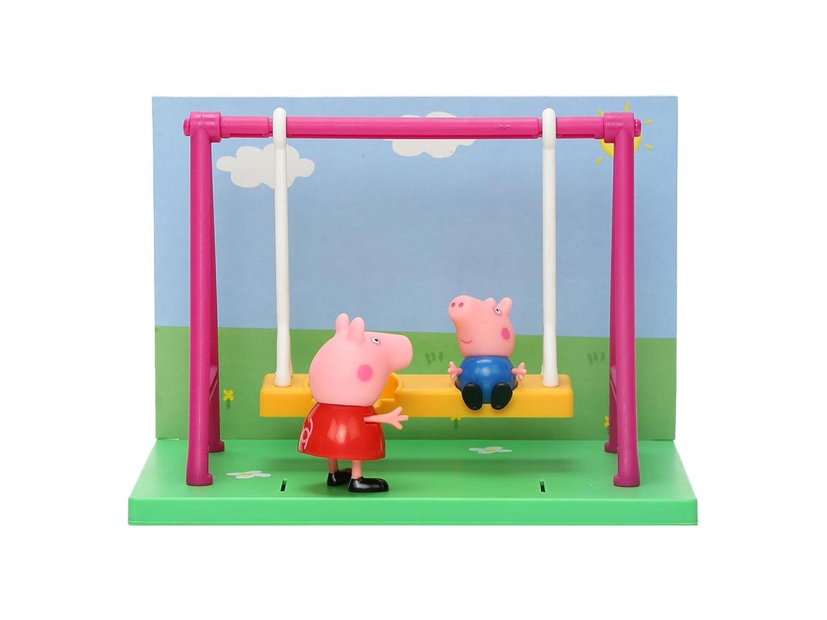 Peppa pig playset playground swing