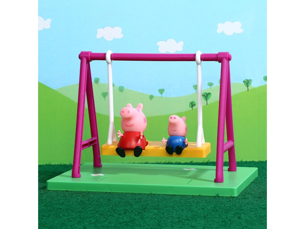Peppa pig playset playground swing