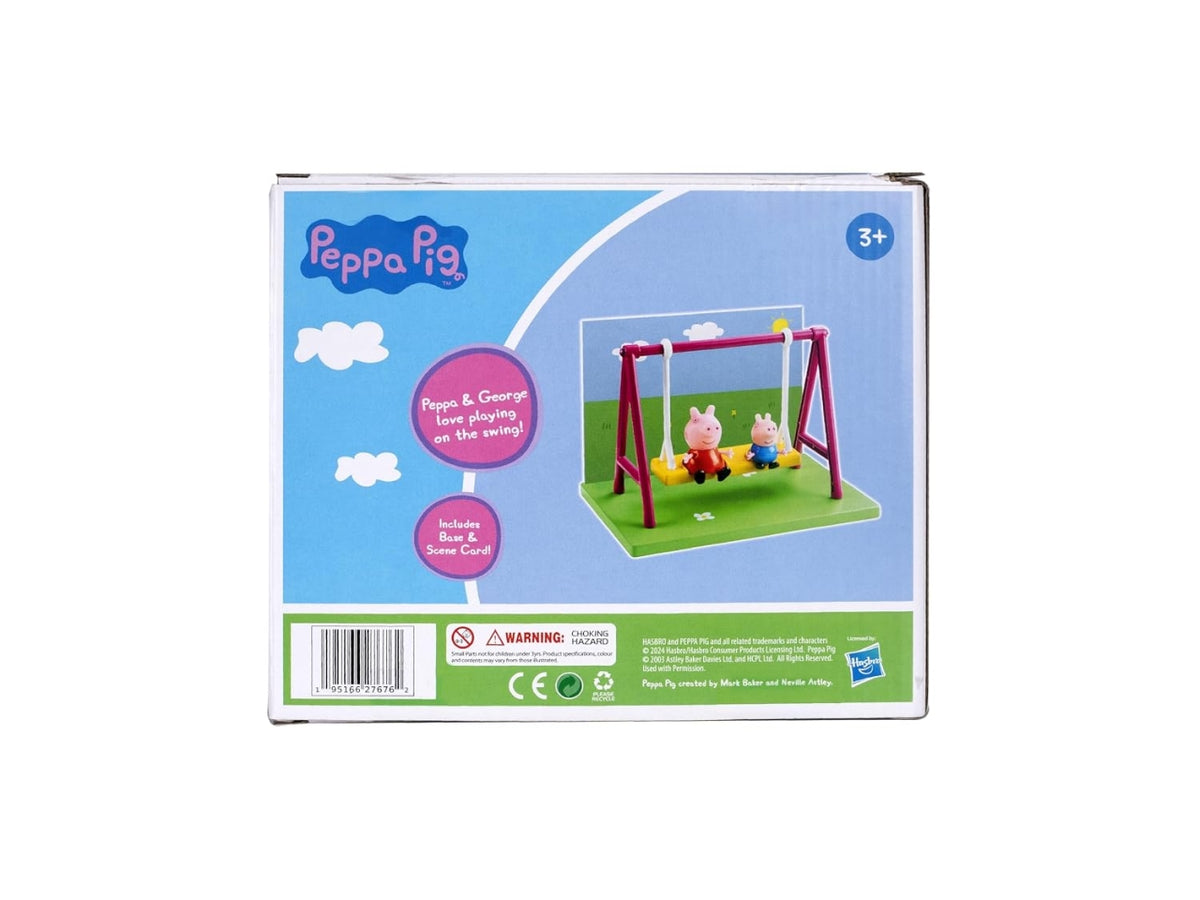 Peppa pig playset playground swing