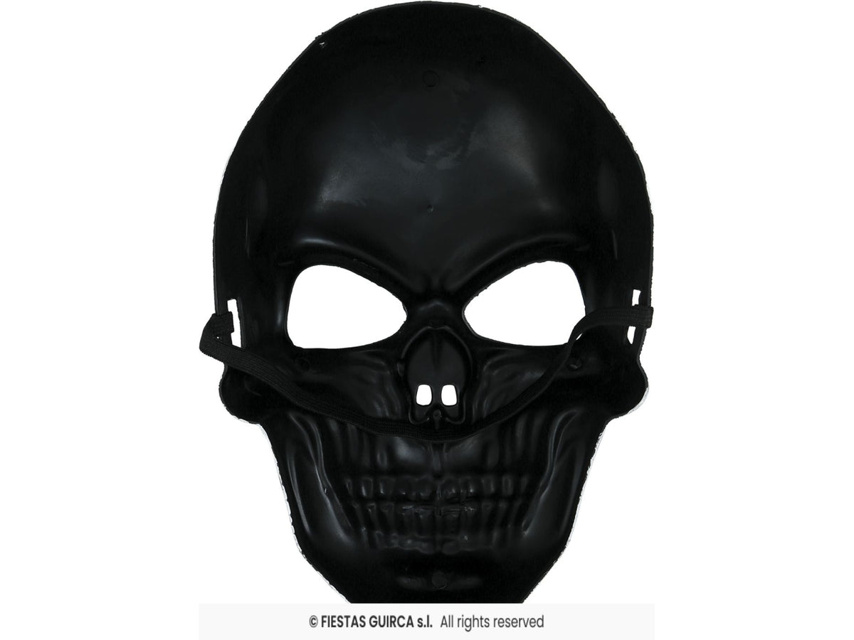 Maschera teschio in pvc grigia