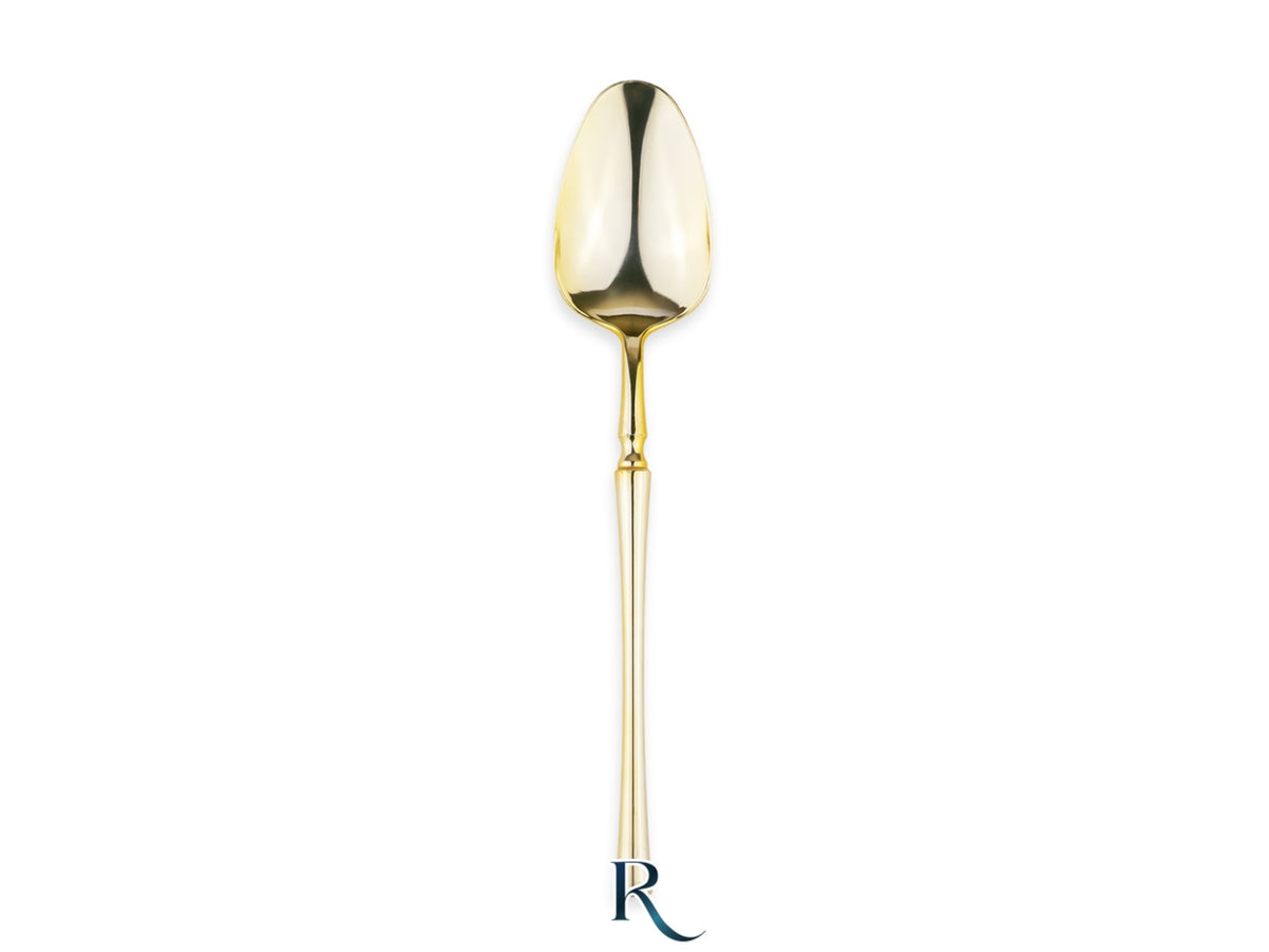 Cucchiai riutilizzabili 20cm classic gold, confezione da 12 pezzi