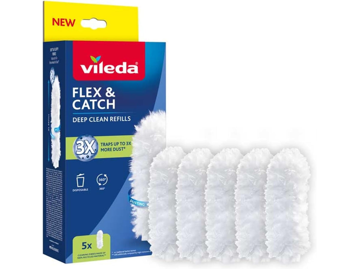 Vileda flex & catch refill catturapolvere 5 pezzi