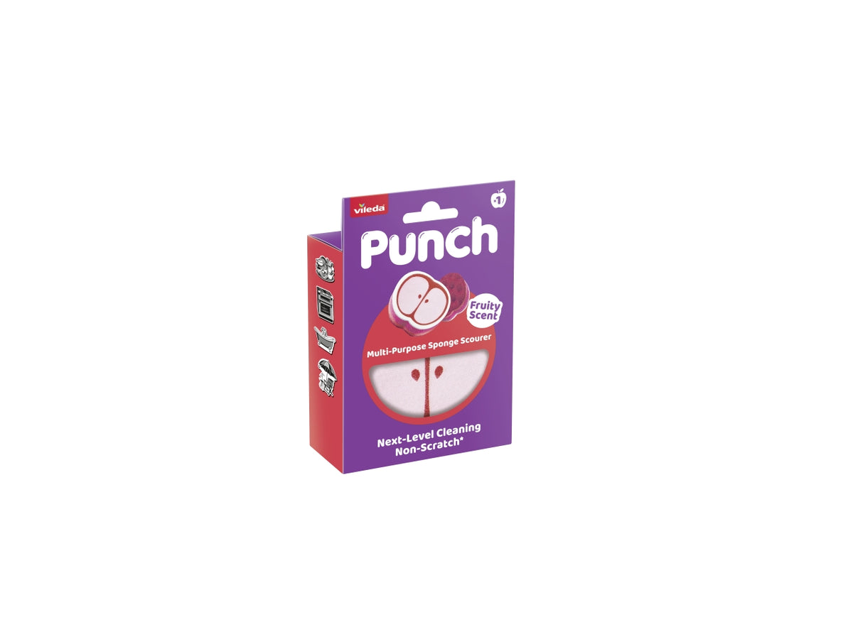 Vileda Punch spugna abrasiva mela