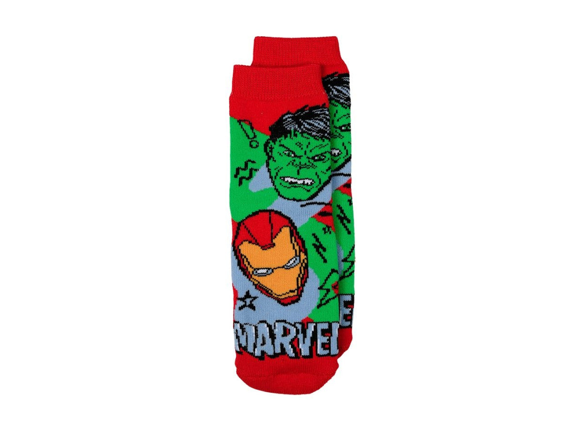 Avengers calze antiscivolo taglia 27/30rosso