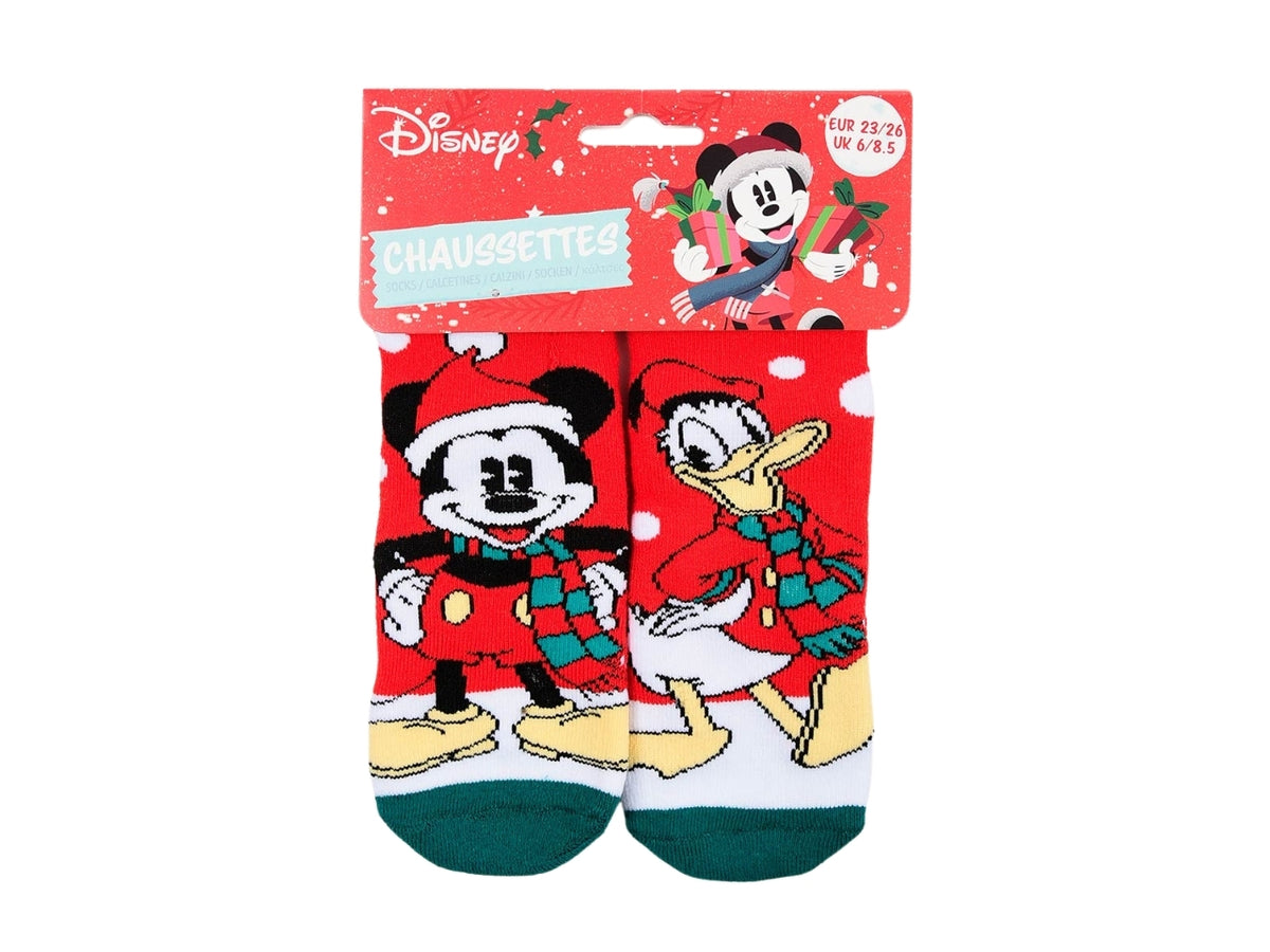 Mickey calze antiscivolo taglia 27/30rosso