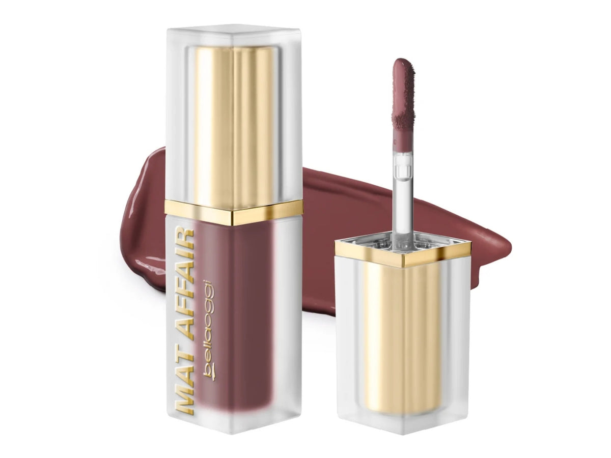 Bellaoggi mat affair, rossetto liquido effetto mat colore n° 180 milk&coffee