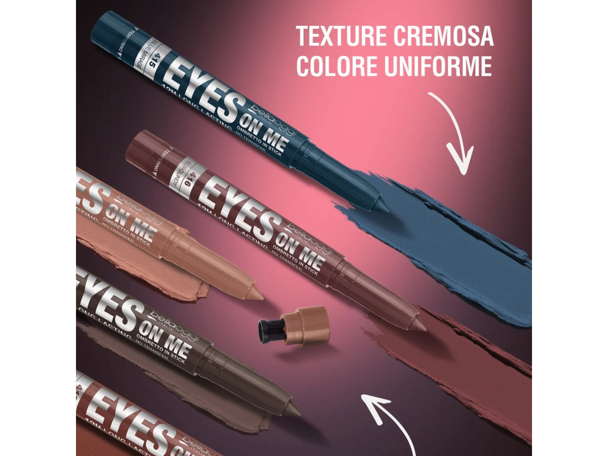 Bellaoggi eyes on me ombretto stick, colore n° 413 auburn brown