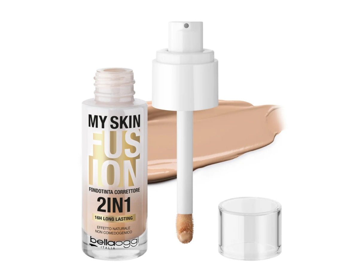 Bellaoggi my skin fusion foundcealer, fondotinta correttore n° 01N neutral