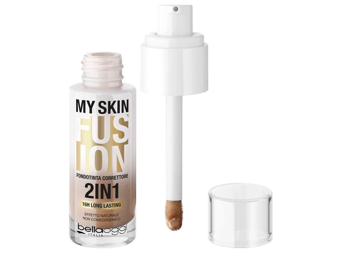 Bellaoggi my skin fusion foundcealer, fondotinta correttore n° 04W warm neutral