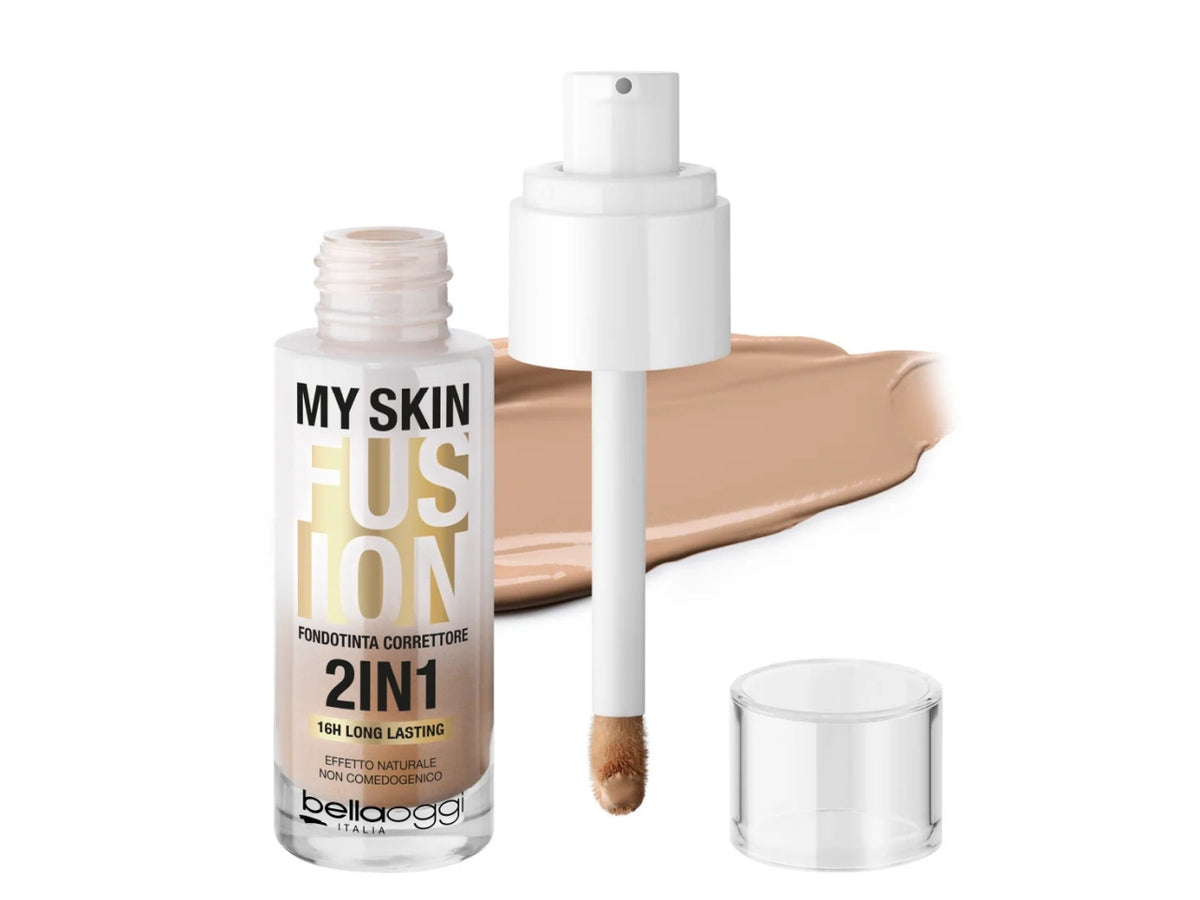 Bellaoggi my skin fusion foundcealer, fondotinta correttore n° 04W warm neutral