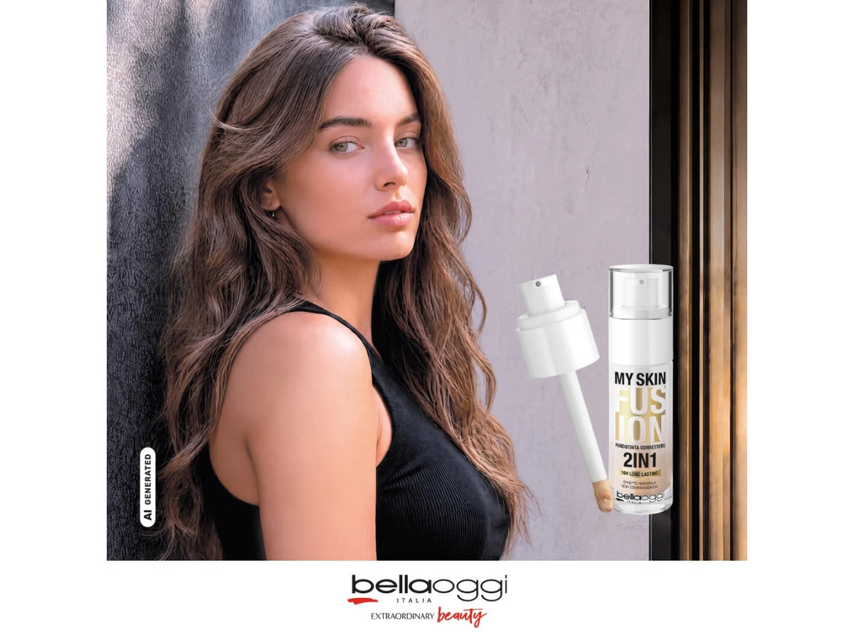 Bellaoggi my skin fusion foundcealer, fondotinta correttore n° 05w bronze