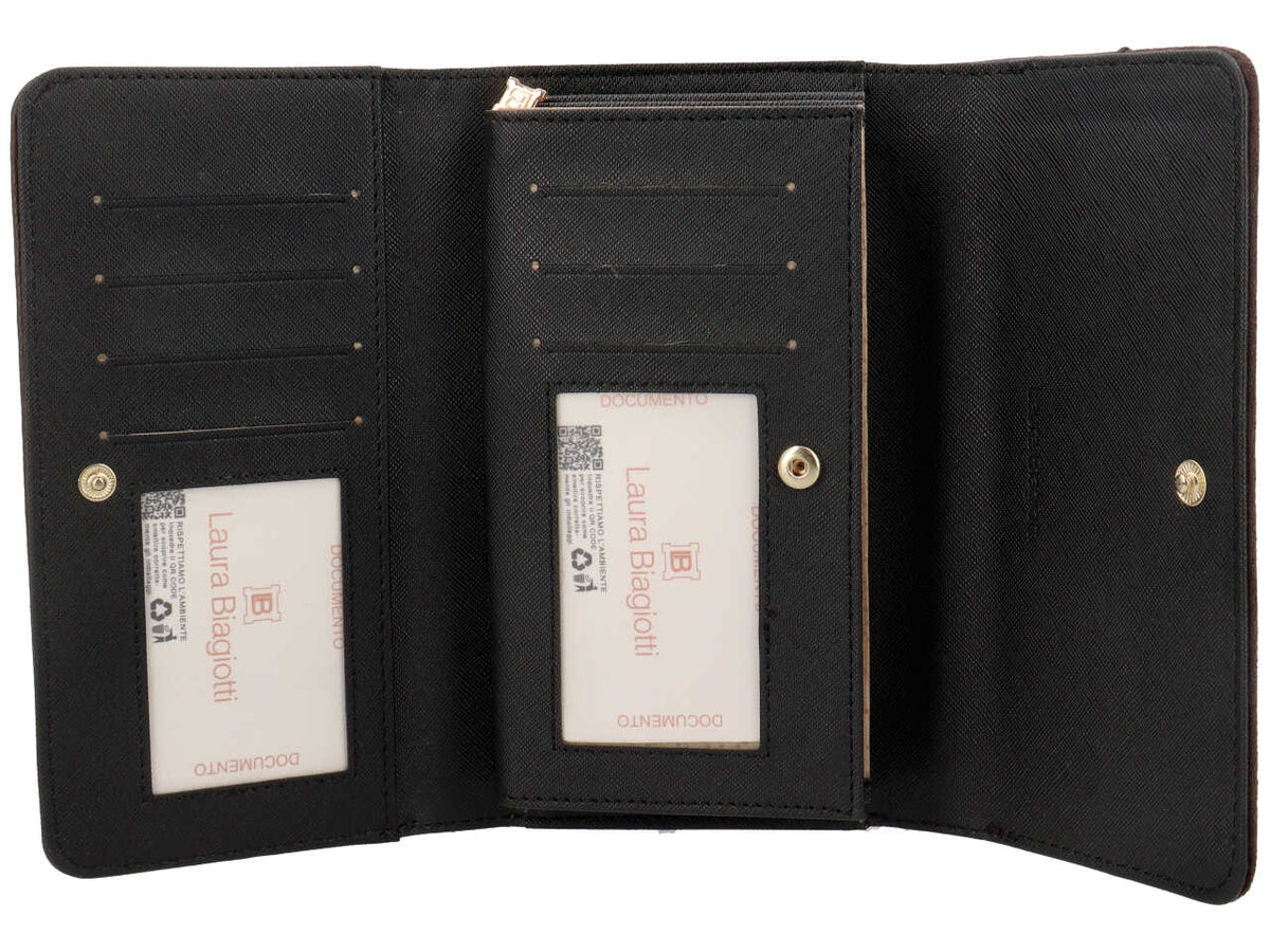Laura Biagiottiportafogli moselle mod.68 testa di moro