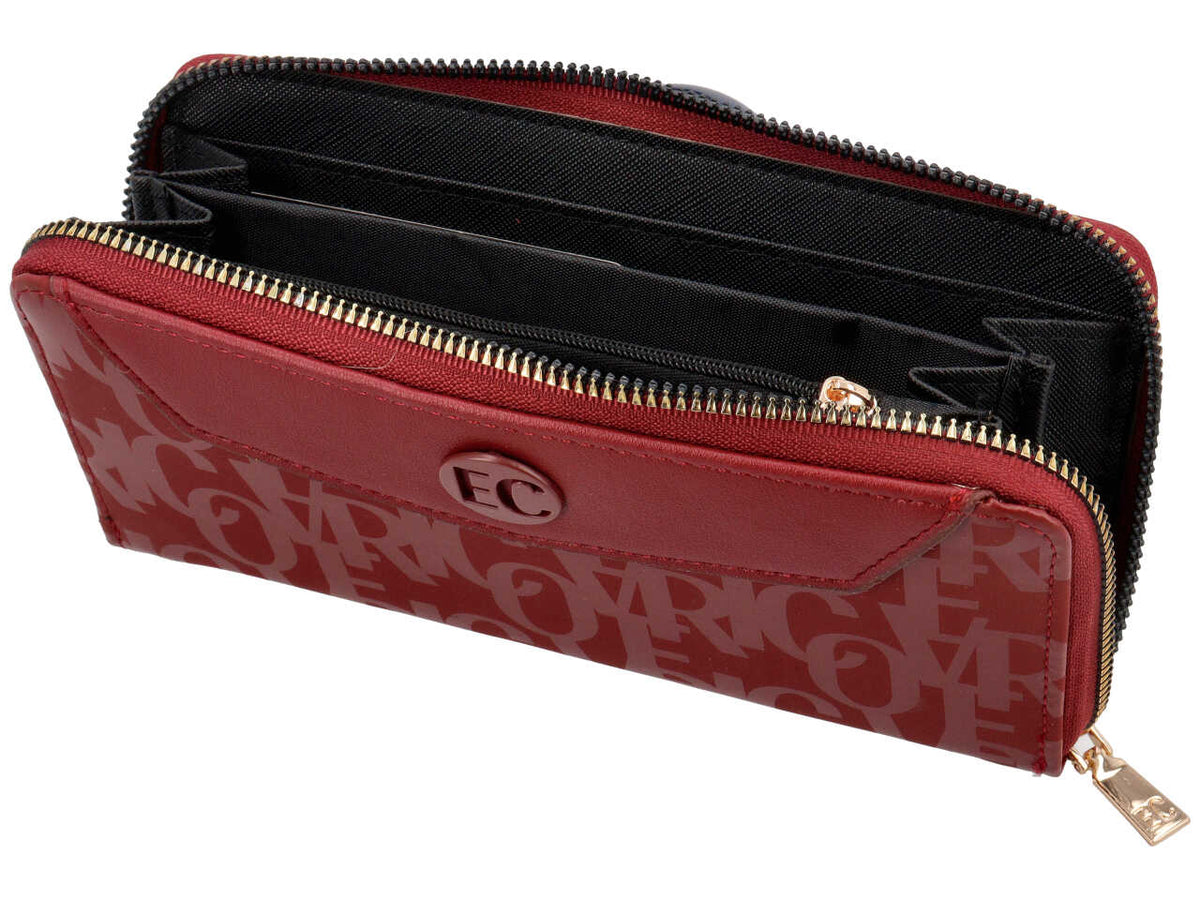 Enrico Coveri portafogli lila mod.1 bordeaux