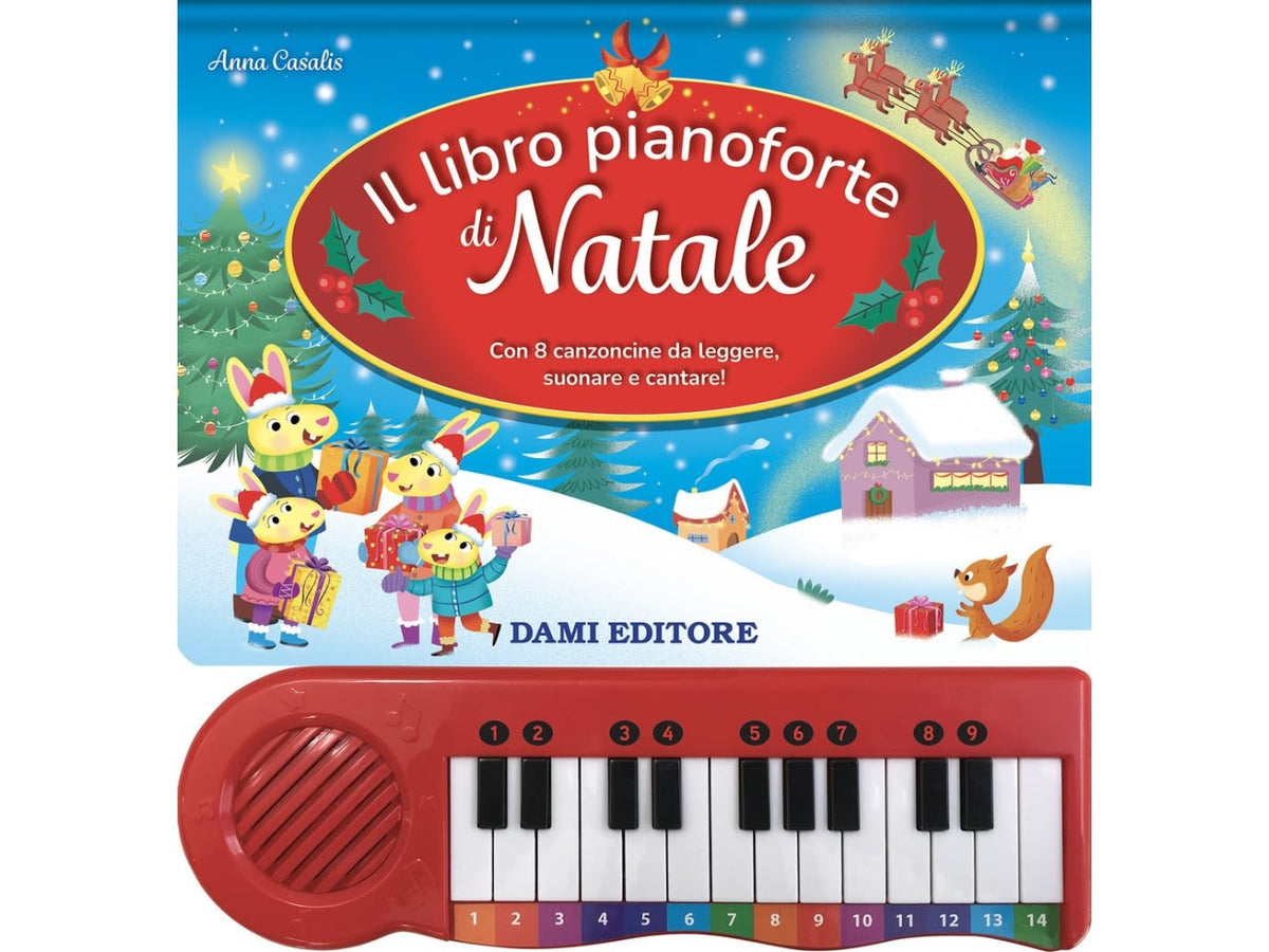 Libro pianoforte di natale