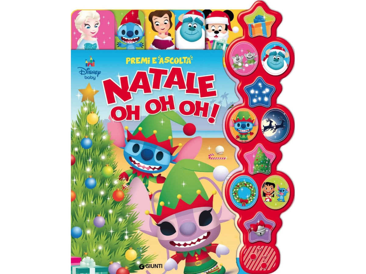 Libro natale oh oh premi e ascolta 10 tasti