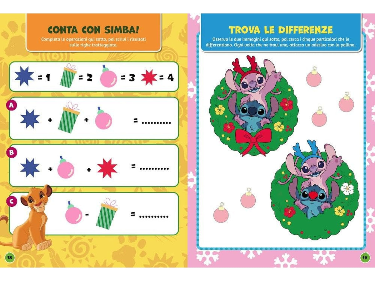 Libro natale 500 sticker disney
