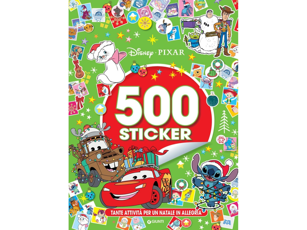 Libro natale 500 sticker disney