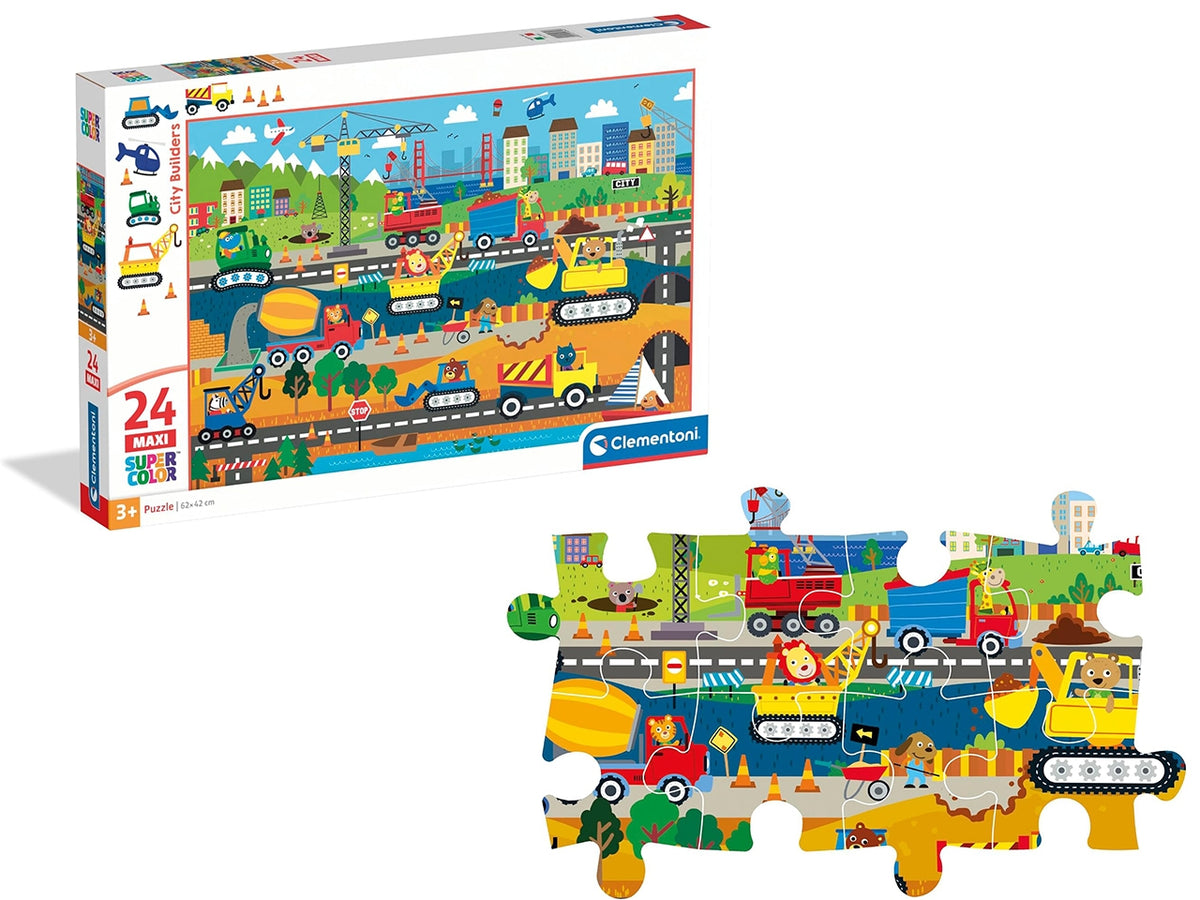 Puzzle 24 maxi mezzi di trasporto