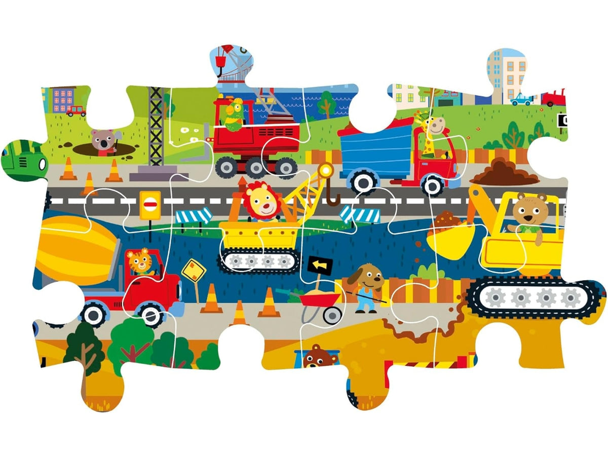 Puzzle 24 maxi mezzi di trasporto