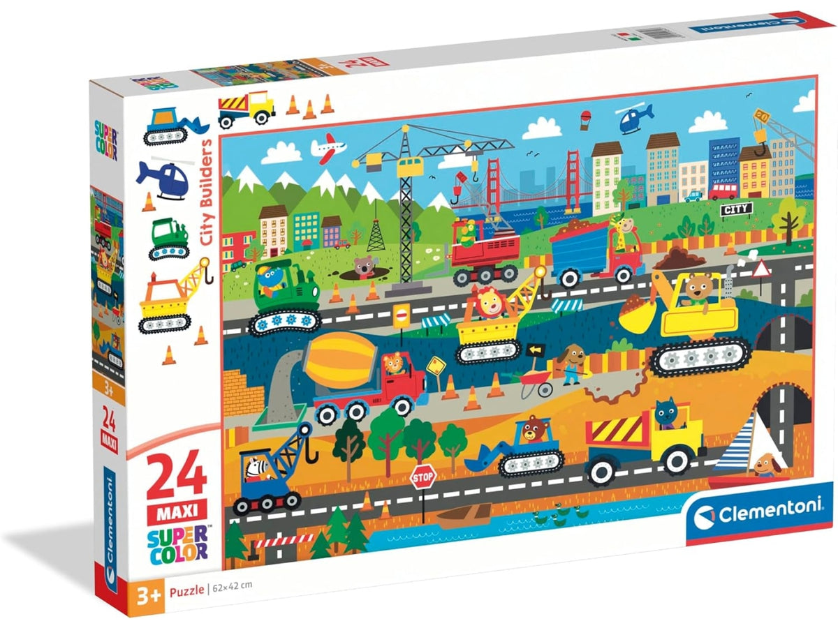 Puzzle 24 maxi mezzi di trasporto