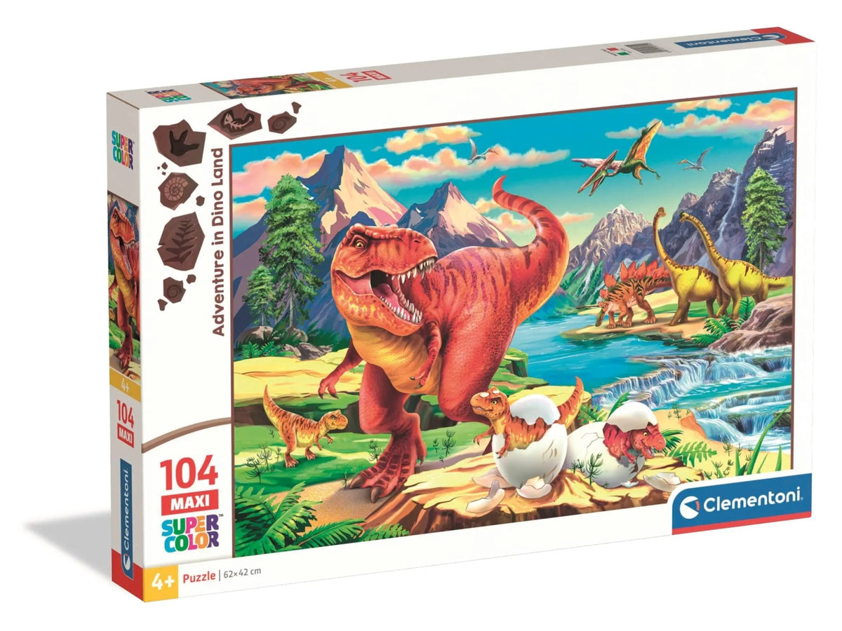 Puzzle 104 maxi dinosauri