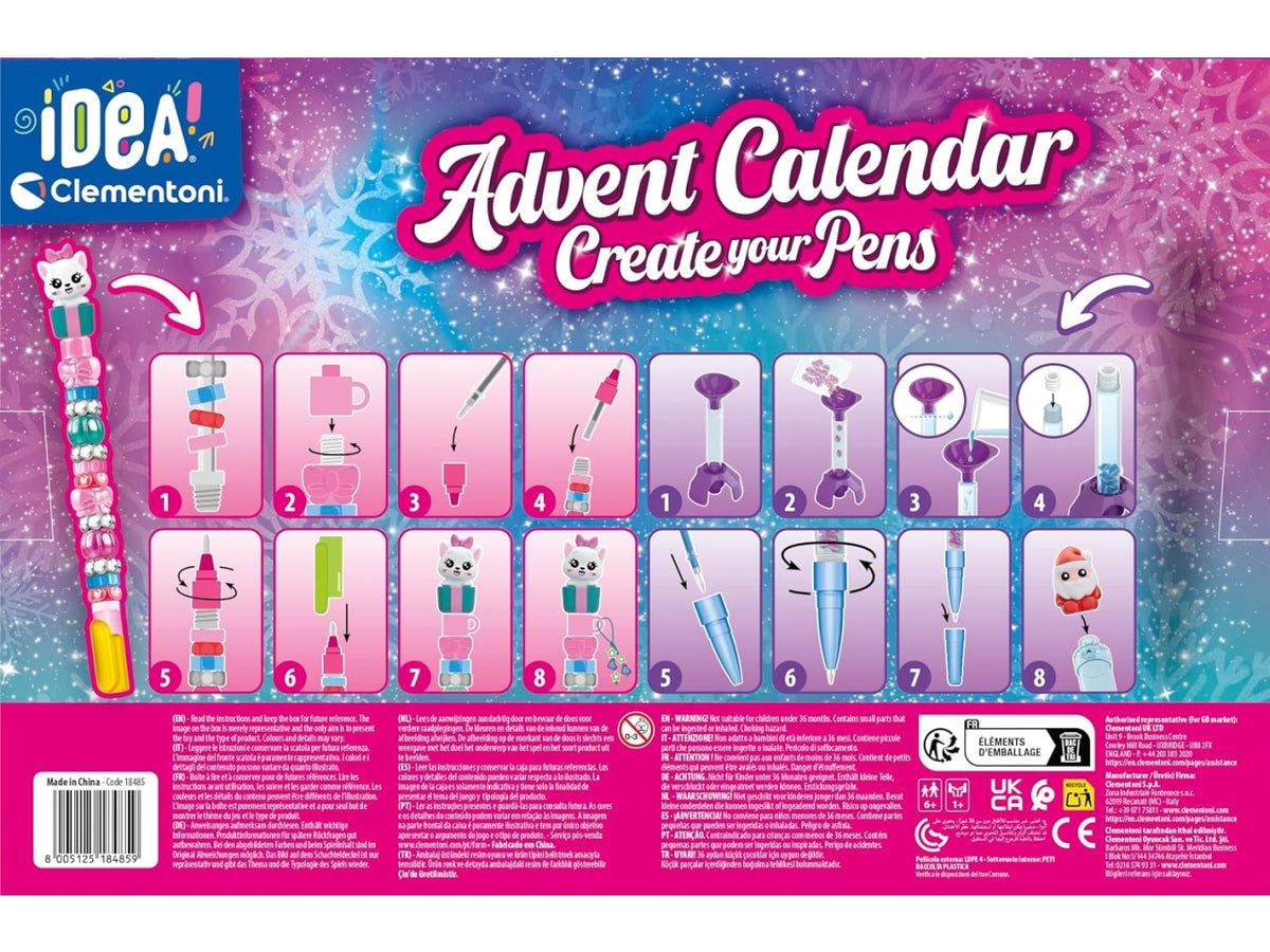 Idea crea le tue penne calendario dell'avvento