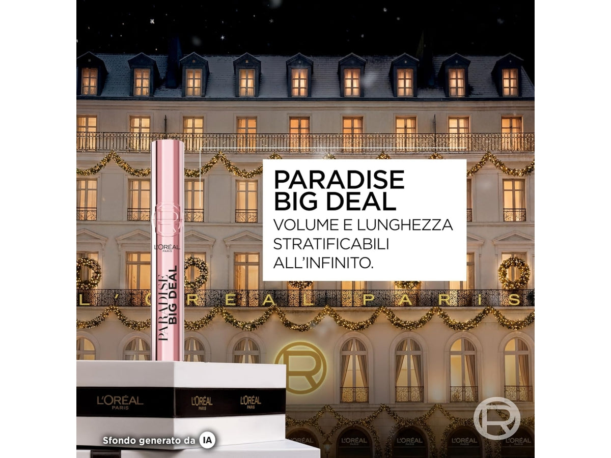 L'oreal pochette nera big deal con mascara
